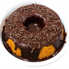 Bolo de cenoura funcional com cobertura de chocolate (350g)
